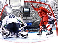 Хоккей. Россияне разгромили сборную Словении