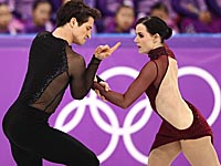 Танцы на льду. Французы установили два мировых рекорда. Канадцы один побили и стали чемпионами
