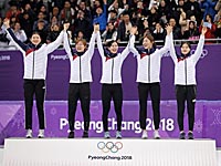 Шорт-трек. В эстафете победили кореянки. Голландки установили мировой рекорд и завоевали бронзу