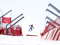 Слалом: израильтянин до финиша не добрался